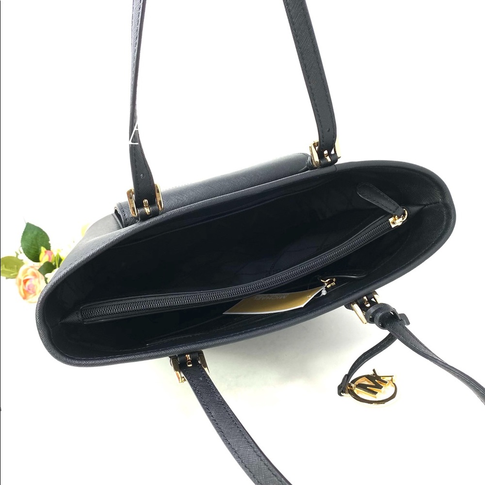 Michael Kors Medium Tote MF PKT Leather Black W - Picture 6 of 8
